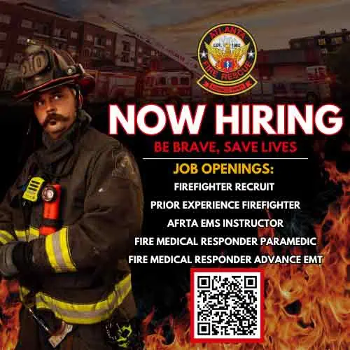 Atlanta Fire and Rescue is now hiring. Apply today.